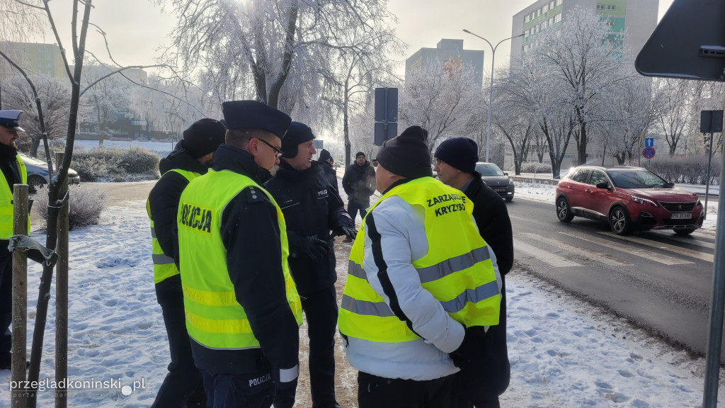 Protest rolników w Koninie