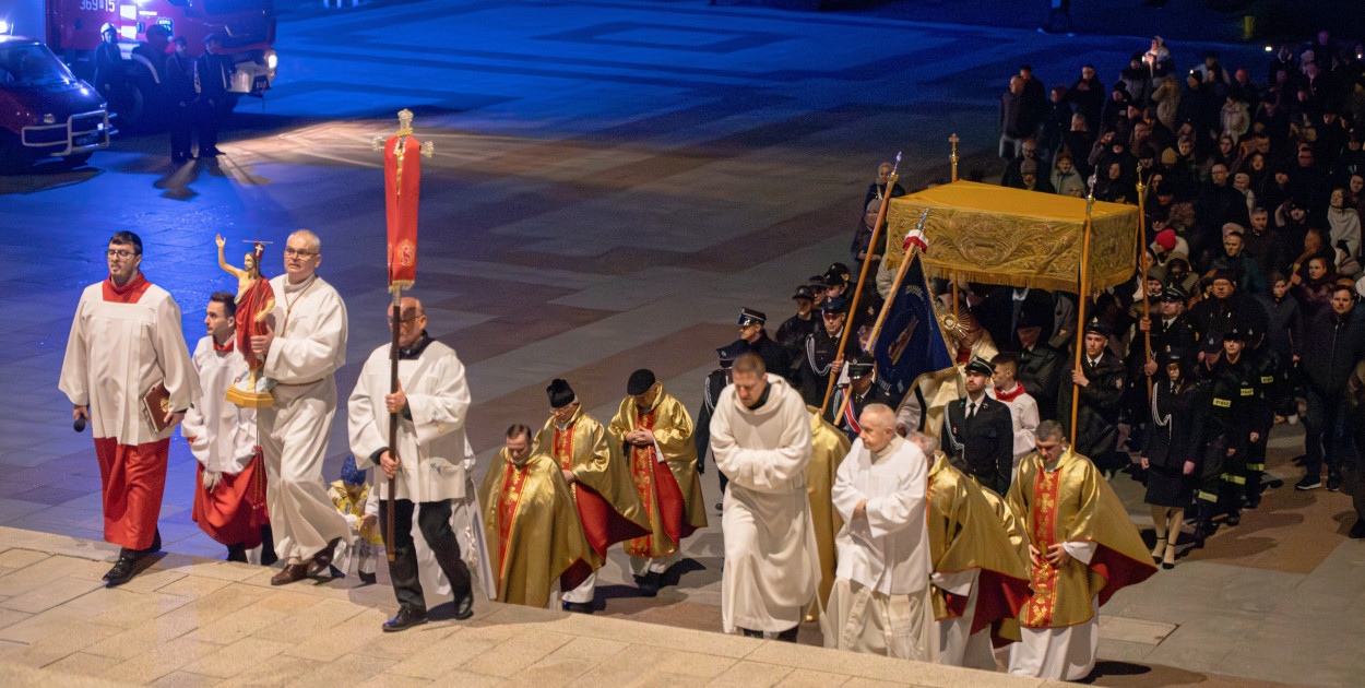Liturgia Wigilii Paschalnej w Licheniu