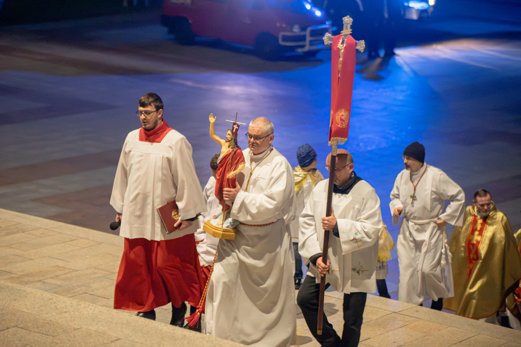 Liturgia Wigilii Paschalnej w Licheniu
