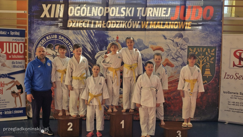 Świetny występ młodych judoków. Ogólnopolski turniej w Malanowie