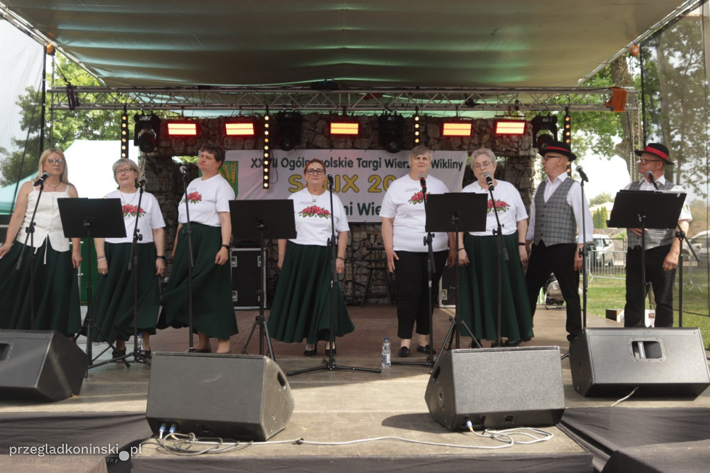 Wiklina i muzyka na targach Salix w Wierzbinku