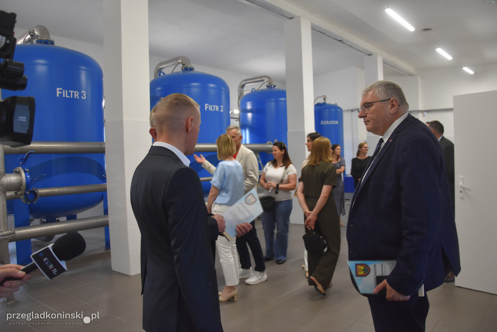 Uroczyście otwarte dwie kluczowe inwestycje. Jakość wody jest tutaj najważniejsza