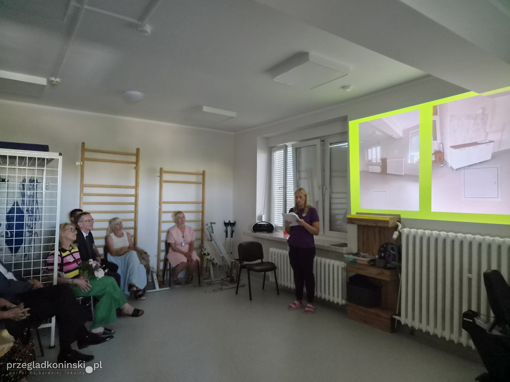 Jest nowa sala rehabilitacyjna i pokój wytchnieniowy