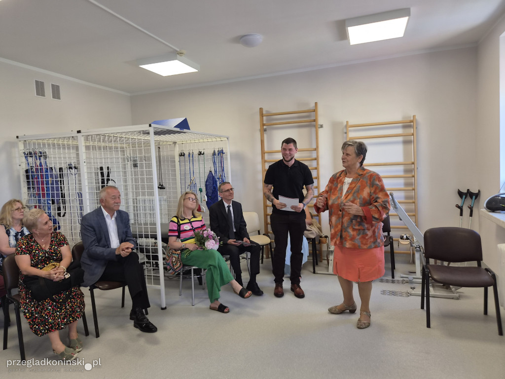 Jest nowa sala rehabilitacyjna i pokój wytchnieniowy