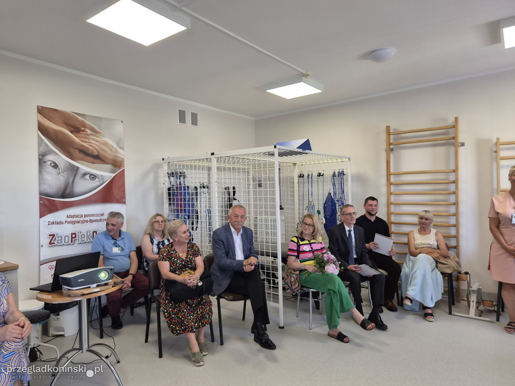 Jest nowa sala rehabilitacyjna i pokój wytchnieniowy