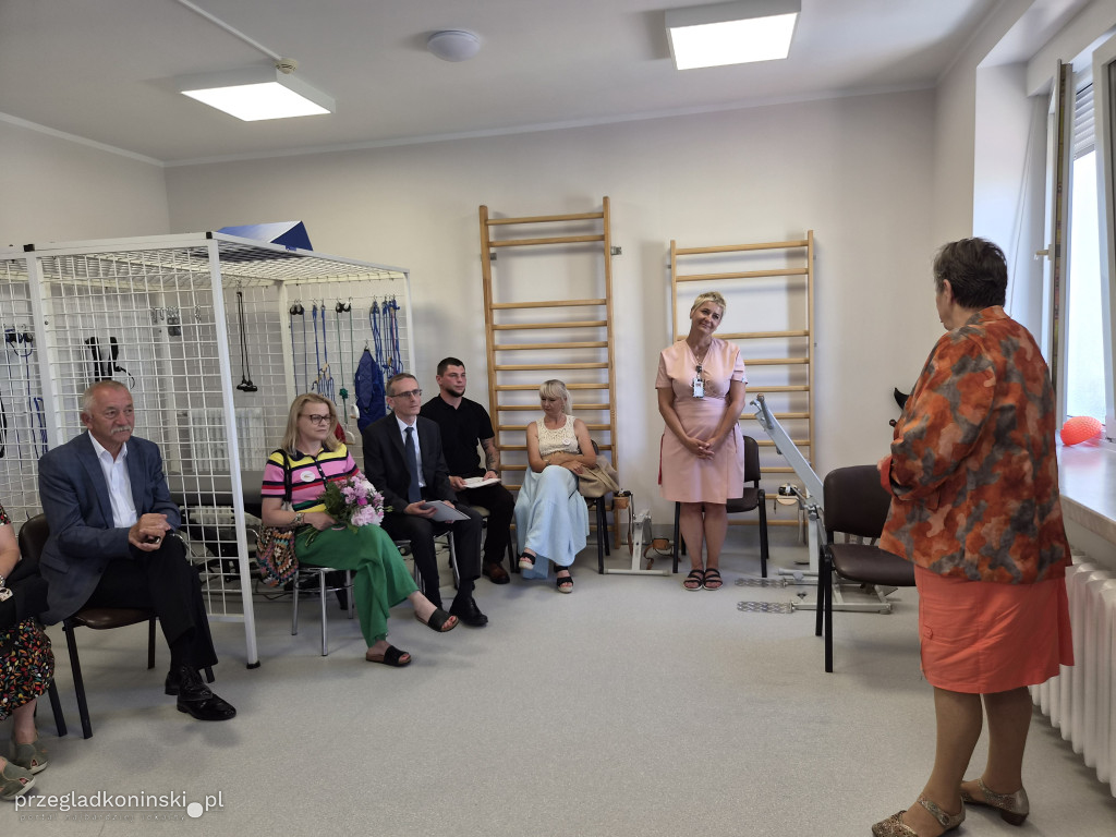 Jest nowa sala rehabilitacyjna i pokój wytchnieniowy