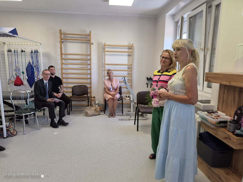 Jest nowa sala rehabilitacyjna i pokój wytchnieniowy