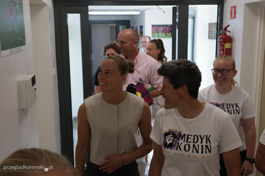 Ewa Pajor odwiedziła Medyka Konin