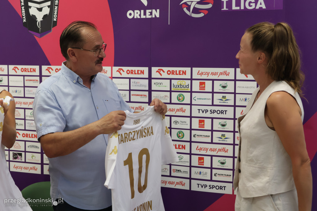 Ewa Pajor odwiedziła Medyka Konin
