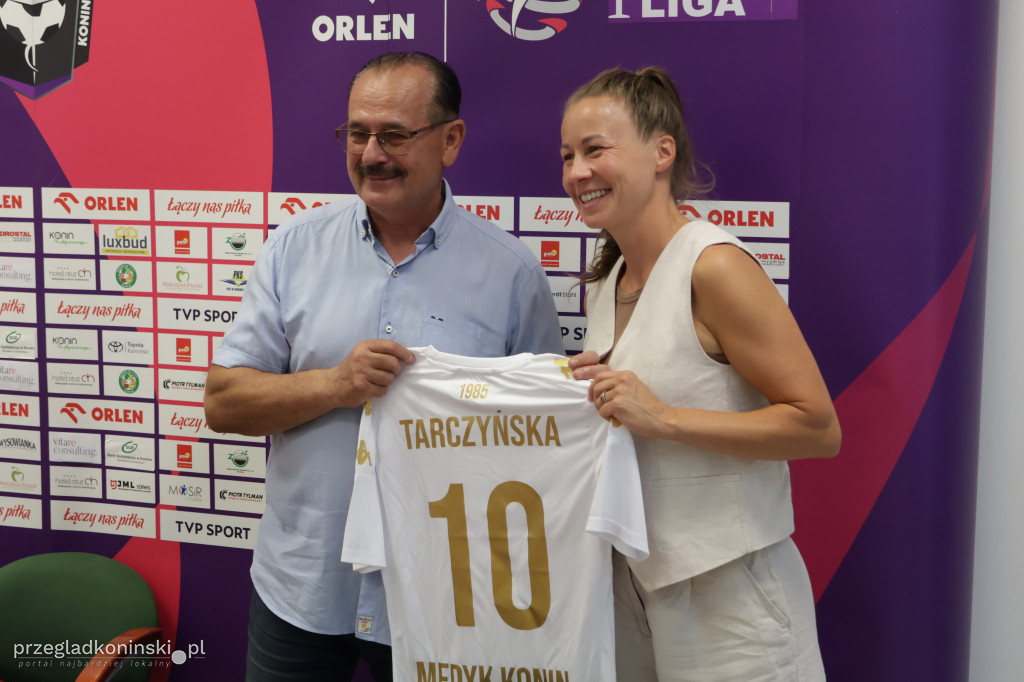 Ewa Pajor odwiedziła Medyka Konin