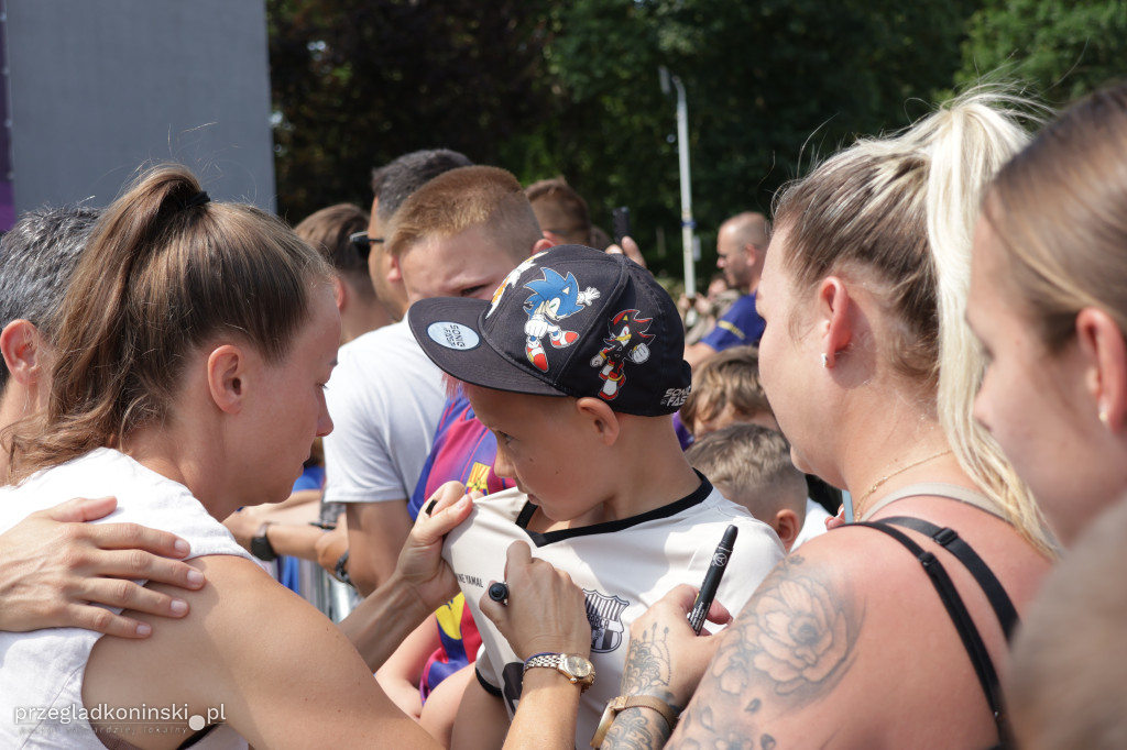 Ewa Pajor odwiedziła Medyka Konin