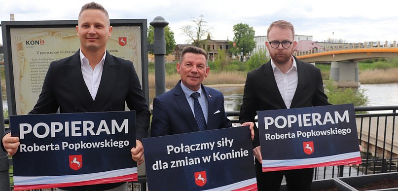 Kandydaci na prezydenta poparli Roberta Popkowskiego w drugiej turze....