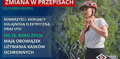 Od dziś nowe przepisy. Obowiązkowy kask dla najmłodszych