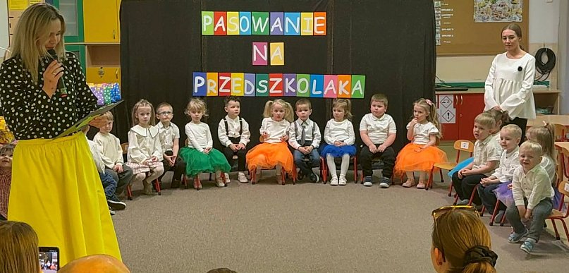 Uroczyste pasowanie w Przedszkolu nr 7