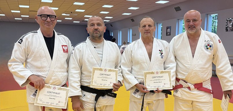 Trener Akademii Sportu podnosi kwalifikacje na warsztatach Polskiego Związku Judo